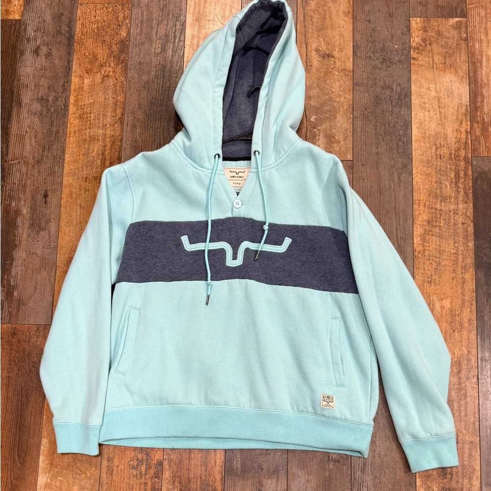 Kimes Ranch Sky Blue and Dark Blue Sweatshirt